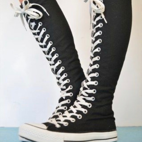 Converse Shoes Rare Knee High Lace Up Converse Poshmark